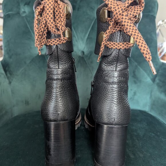SEE BY CHLOÉ ankle boots in black EU37 US6.5 like new - Picture 4 of 10